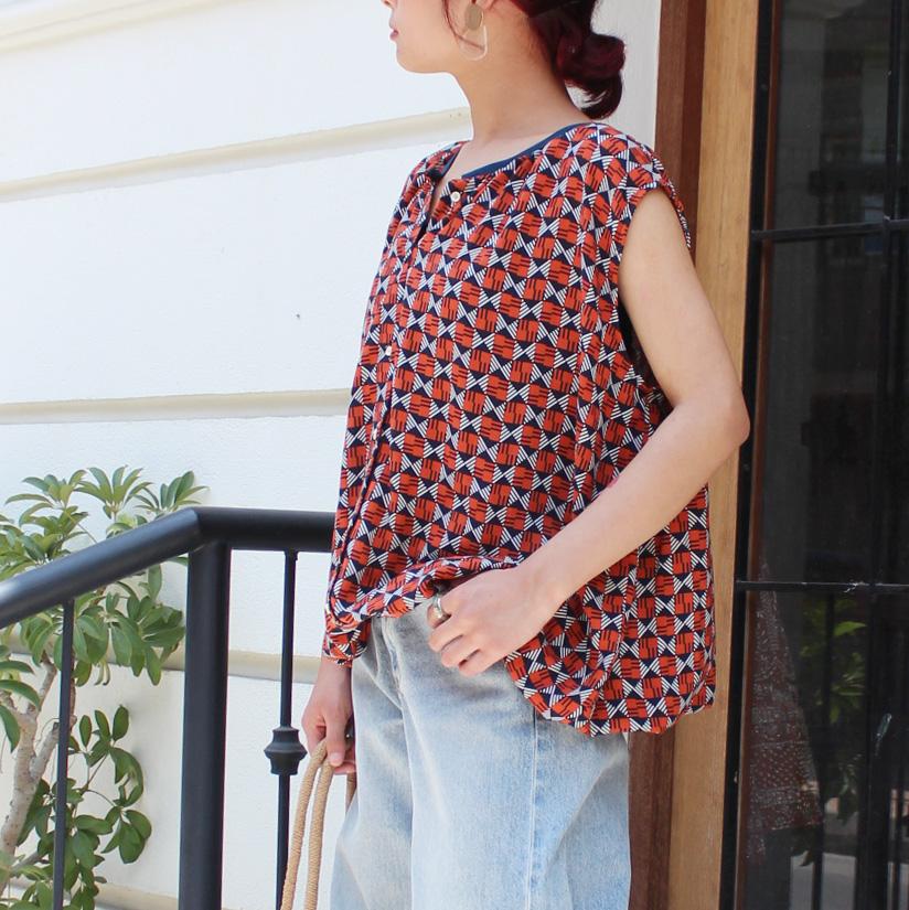 ◉真夏も涼しい◉マシュマロバルーンブラウス　レトロクラシック | 2枚目