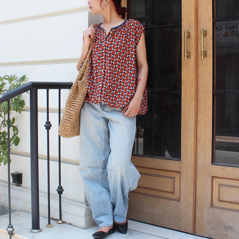 ◉真夏も涼しい◉マシュマロバルーンブラウス　レトロクラシック | 4枚目