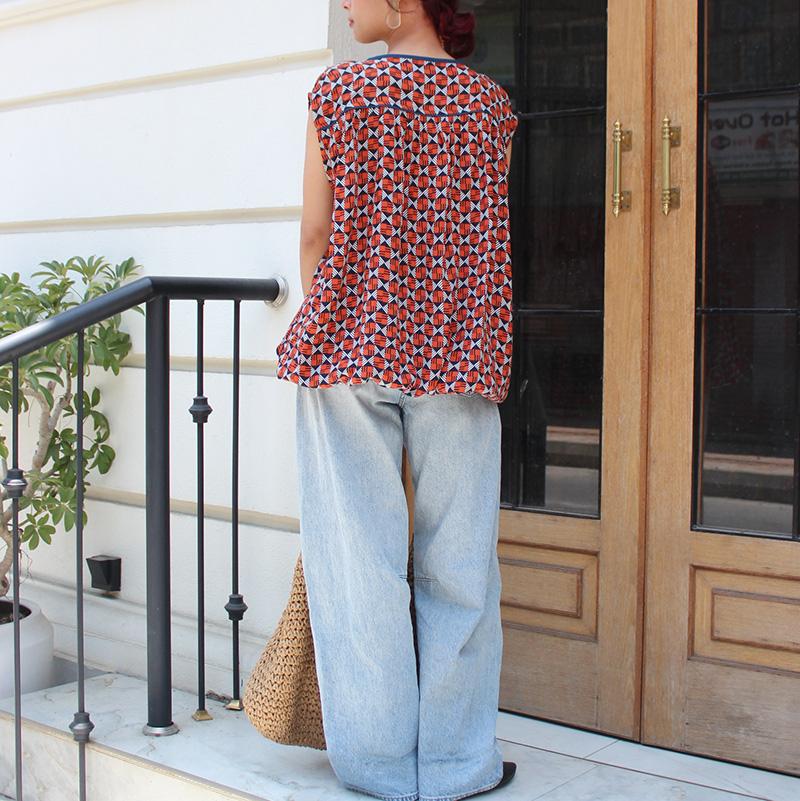 ◉真夏も涼しい◉マシュマロバルーンブラウス　レトロクラシック | 6枚目