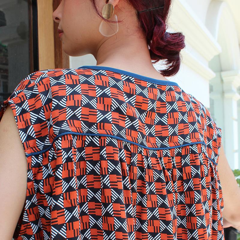 ◉真夏も涼しい◉マシュマロバルーンブラウス　レトロクラシック | 9枚目