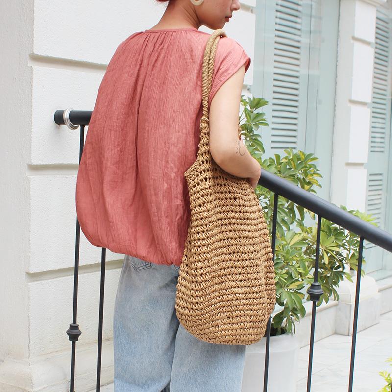 ◉真夏も涼しい◉マシュマロバルーンブラウス　クレープ | 7枚目