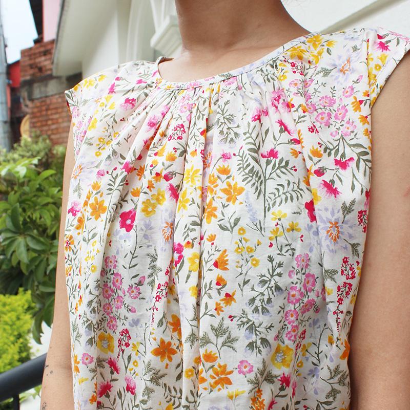 ◉真夏も涼しい◉マシュマロバルーンブラウス サマーホワイト | 11枚目