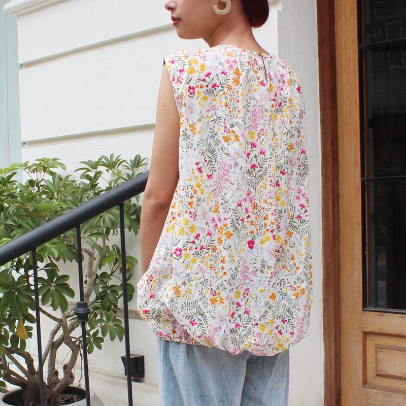 ◉真夏も涼しい◉マシュマロバルーンブラウス サマーホワイト | 9枚目